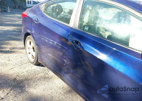 2013 Hyundai Elantra Gls из США, поврежденный, VIN 5NPDH4AE6DH450756